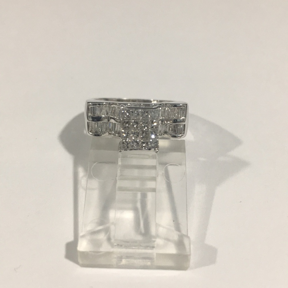 14k White Gold Diamond 💎Engagement 💍 Ring